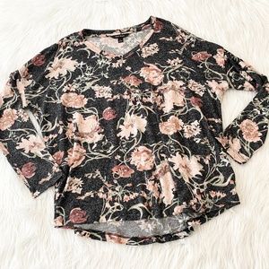 Well Worn Floral Soft Knit Top